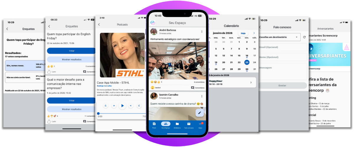 Aplicativo de Comunicação Corporativa
