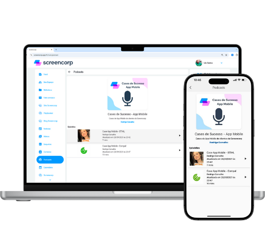 Atualização Simples - App e Web App de Comunicação Interna